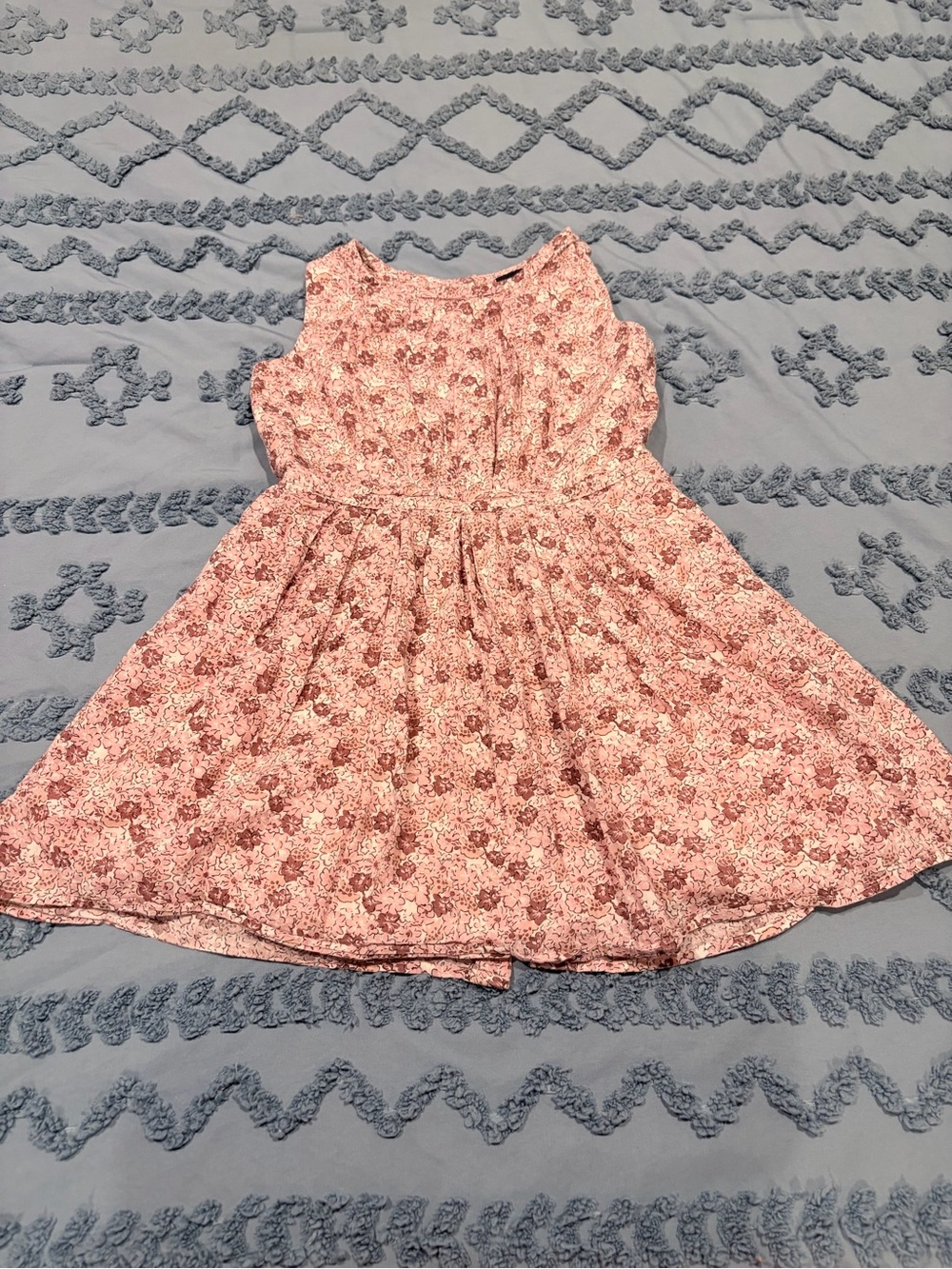 GAP Rose-Print Sleeveless Pink Dress